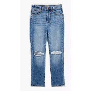 Madewell Womens $138 Petite Perfect Vintage Crop Jean Godding Wash P27 NE031